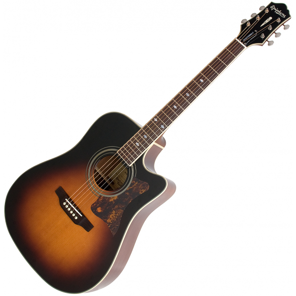 Đàn Guitar Acoustic Epiphone Masterbilt DR-500MCE, Vintage Sunburst-Mai Nguyên Music