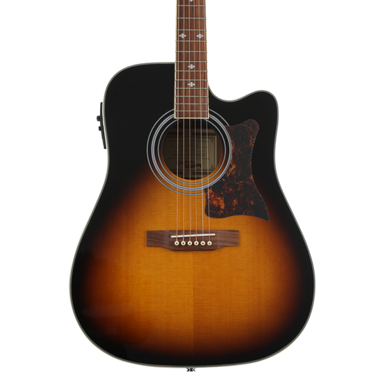 Đàn Guitar Acoustic Epiphone Masterbilt DR-500MCE, Vintage Sunburst-Mai Nguyên Music