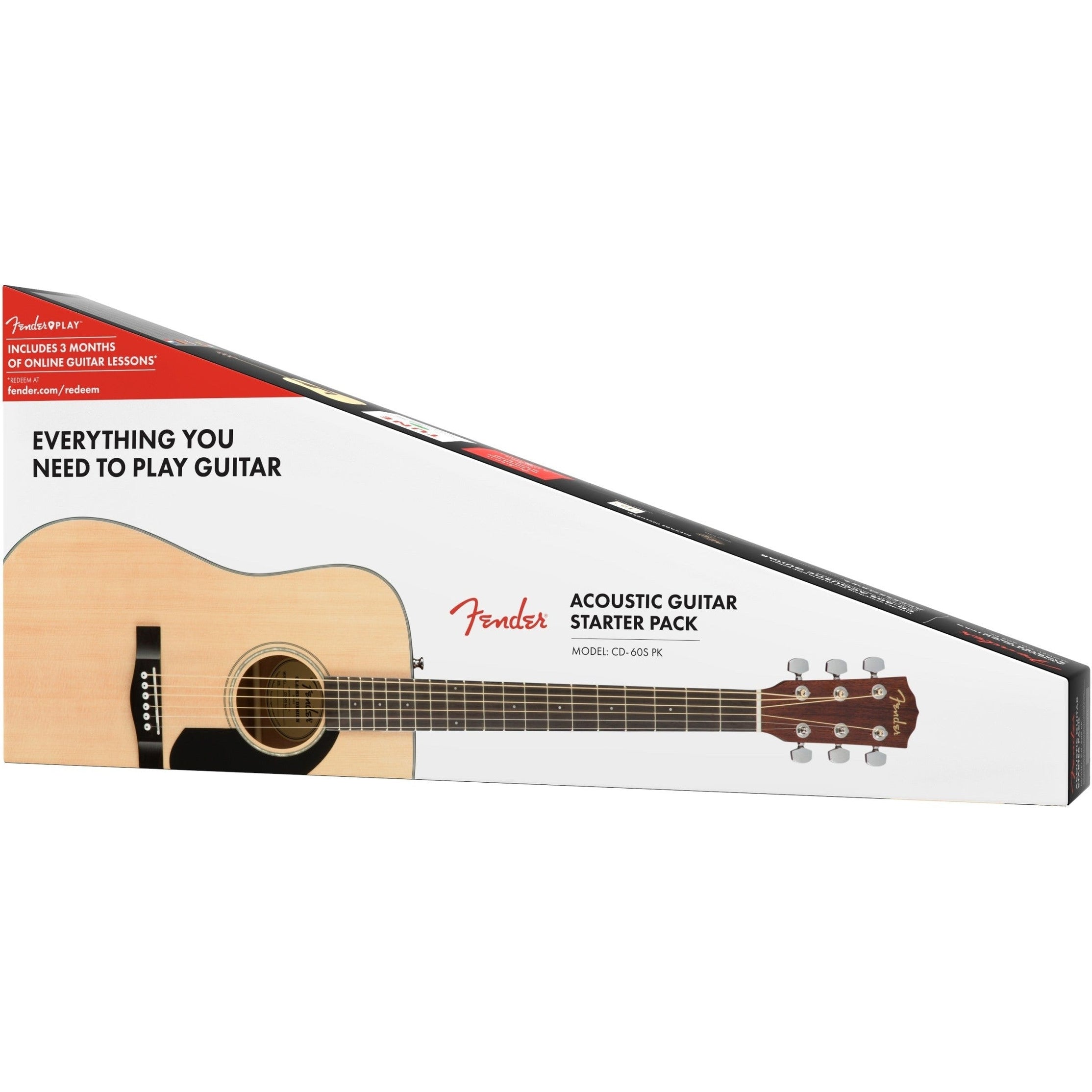 Đàn Guitar Acoustic Fender CD-60S Dreadnought Pack V2, Natural-Mai Nguyên Music