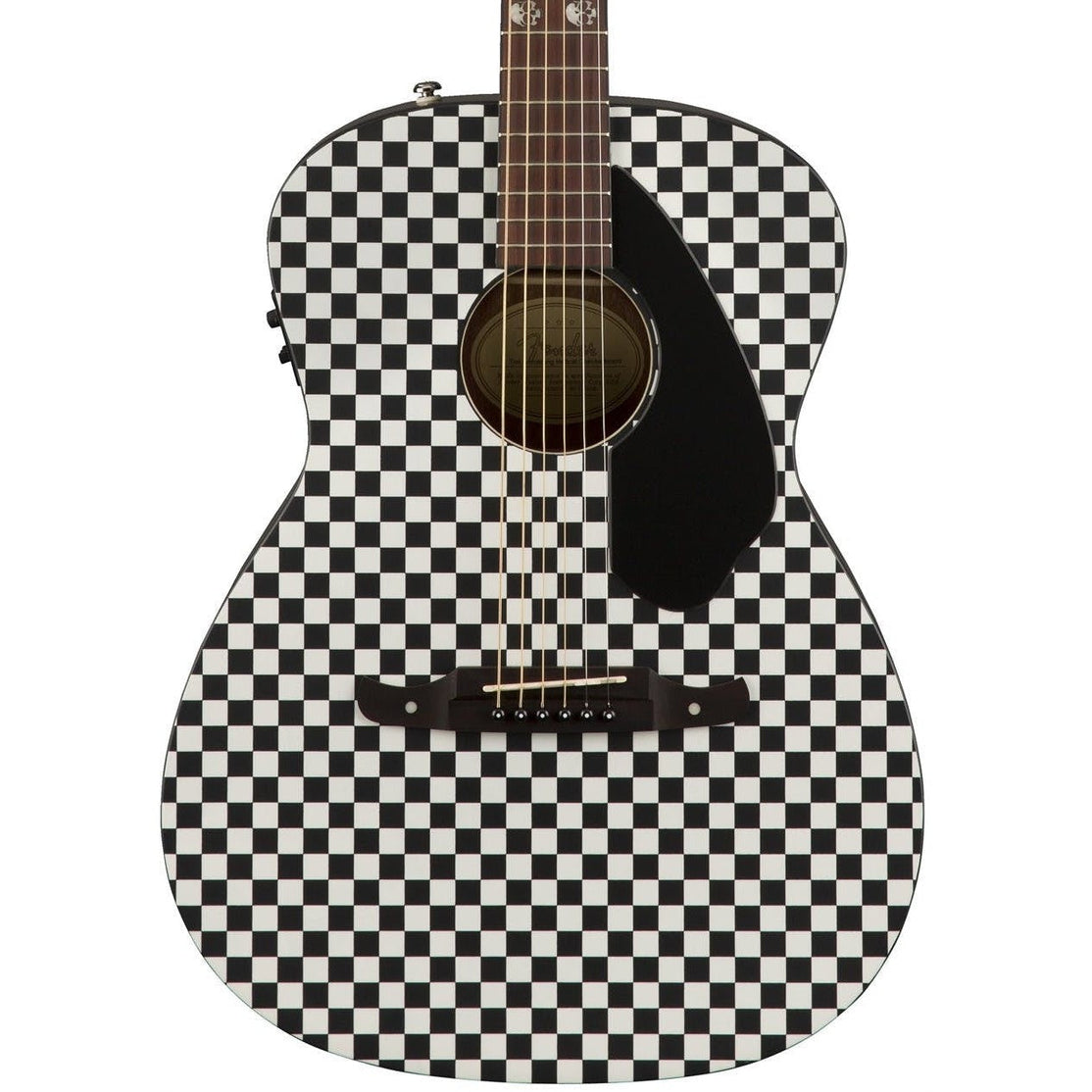 Đàn Guitar Acoustic Fender Tim Armstrong Hellcat Checkerboard-Mai Nguyên Music