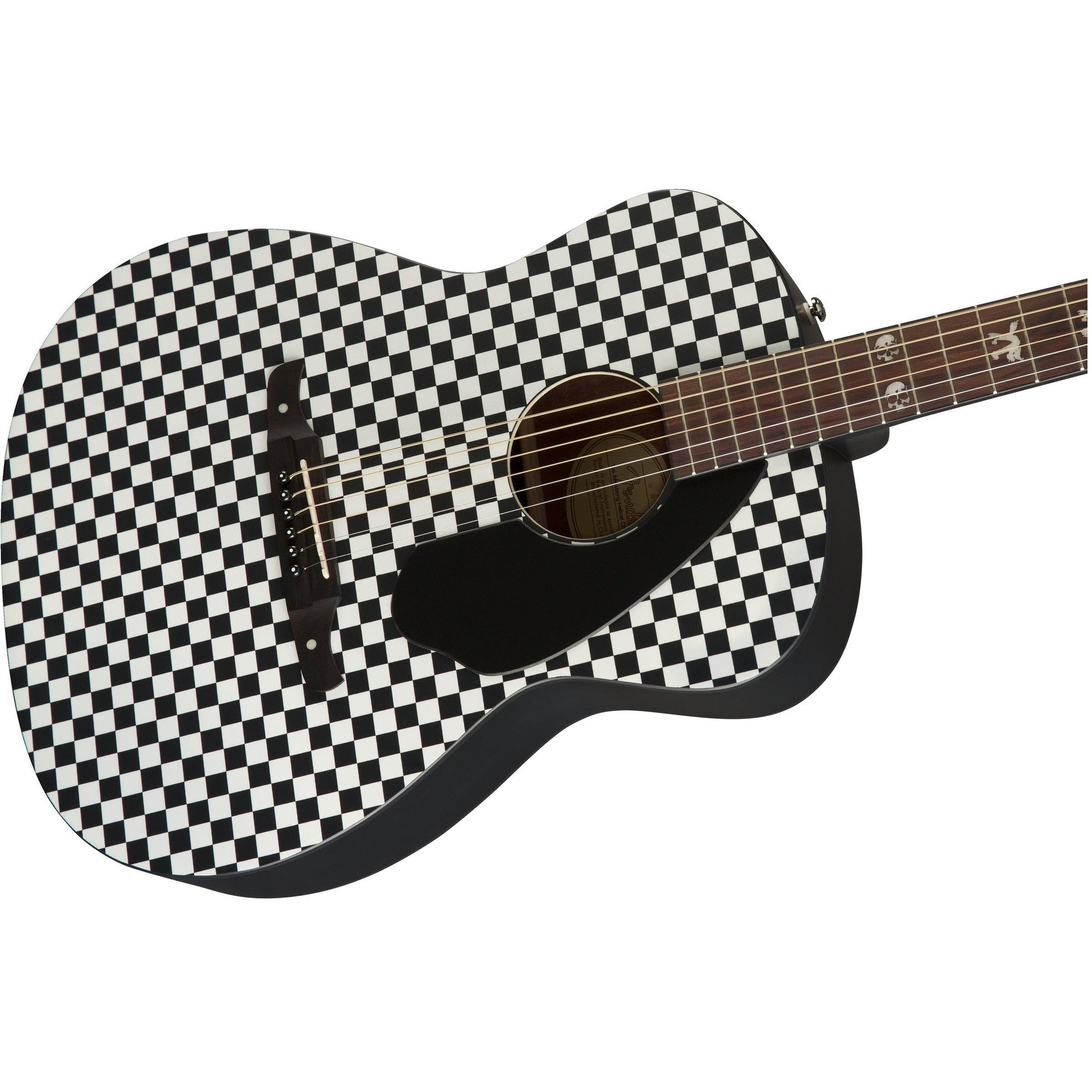 Đàn Guitar Acoustic Fender Tim Armstrong Hellcat Checkerboard-Mai Nguyên Music