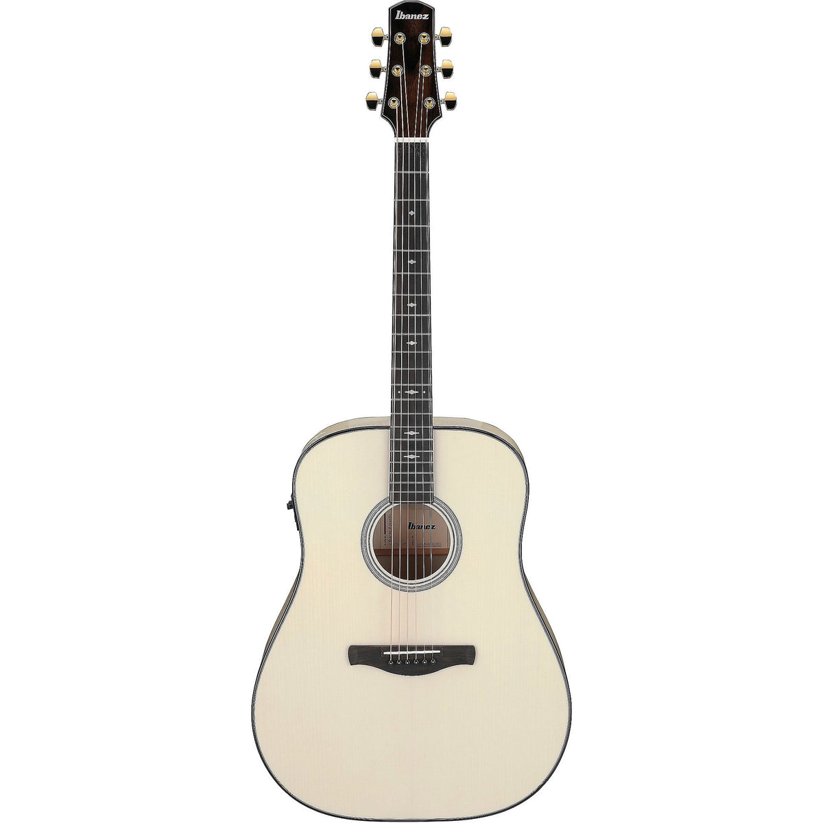 Đàn Guitar Acoustic Ibanez AAD371E Advanced Acoustic - Antique White High Gloss-Mai Nguyên Music