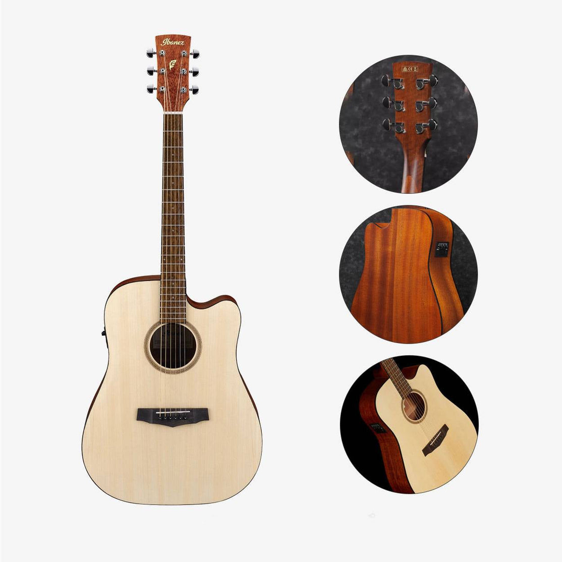 Đàn Guitar Acoustic Ibanez PF10CE-Mai Nguyên Music