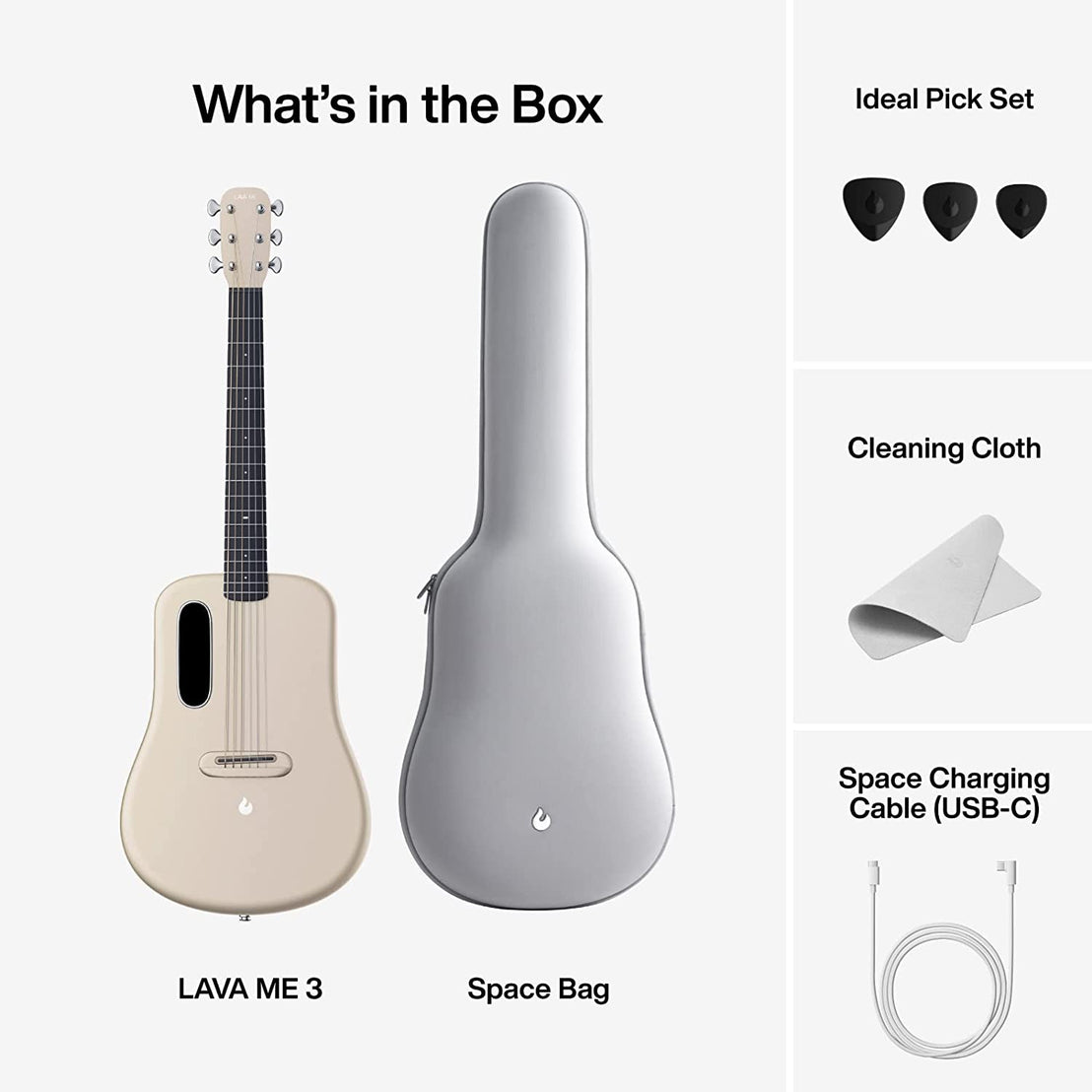 Đàn Guitar Acoustic LAVA ME 3 Size 36", Soft Gold-Mai Nguyên Music