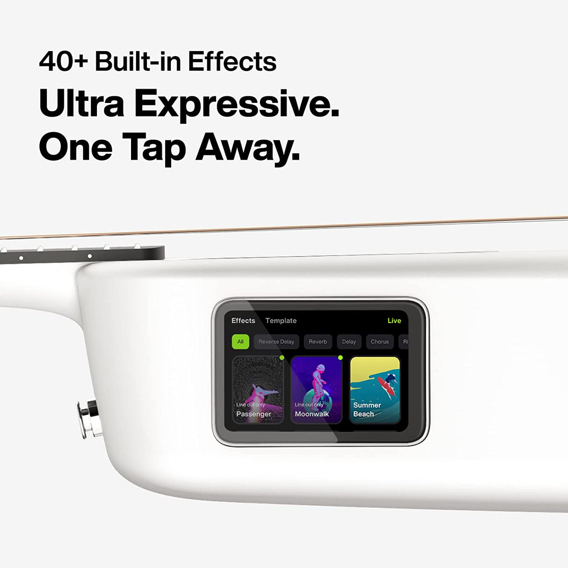 Đàn Guitar Acoustic LAVA ME 3 Size 36", White-Mai Nguyên Music