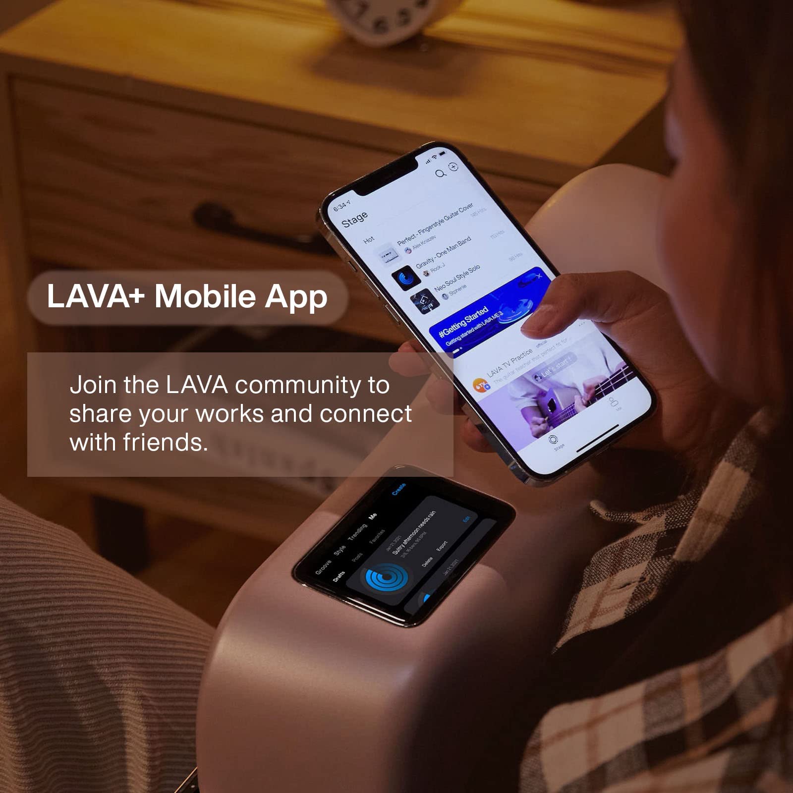 Đàn Guitar Acoustic LAVA ME 3 Size 38", Pink-Mai Nguyên Music