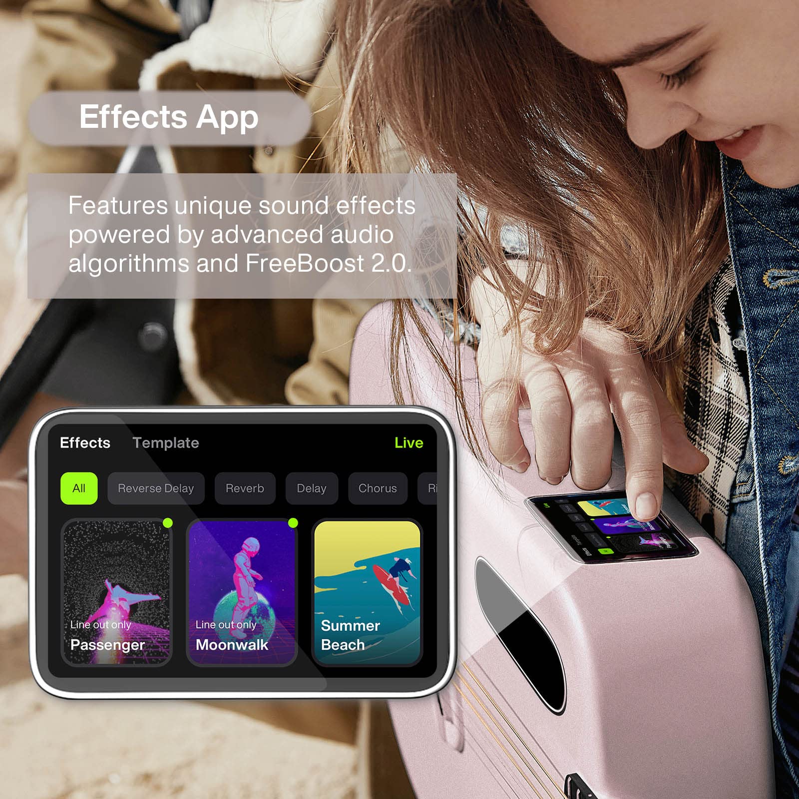 Đàn Guitar Acoustic LAVA ME 3 Size 38", Pink-Mai Nguyên Music