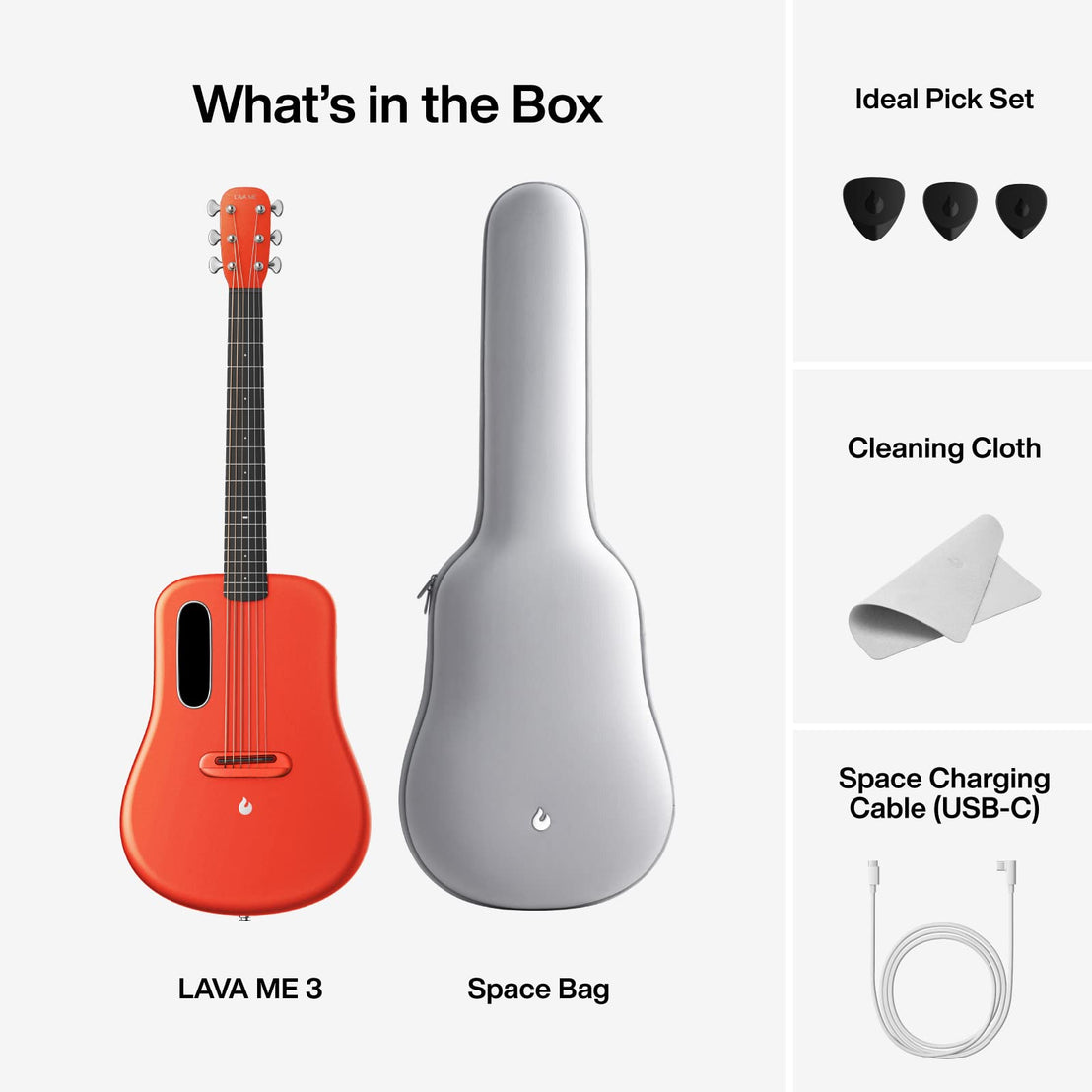 Đàn Guitar Acoustic LAVA ME 3 Size 38", Red-Mai Nguyên Music