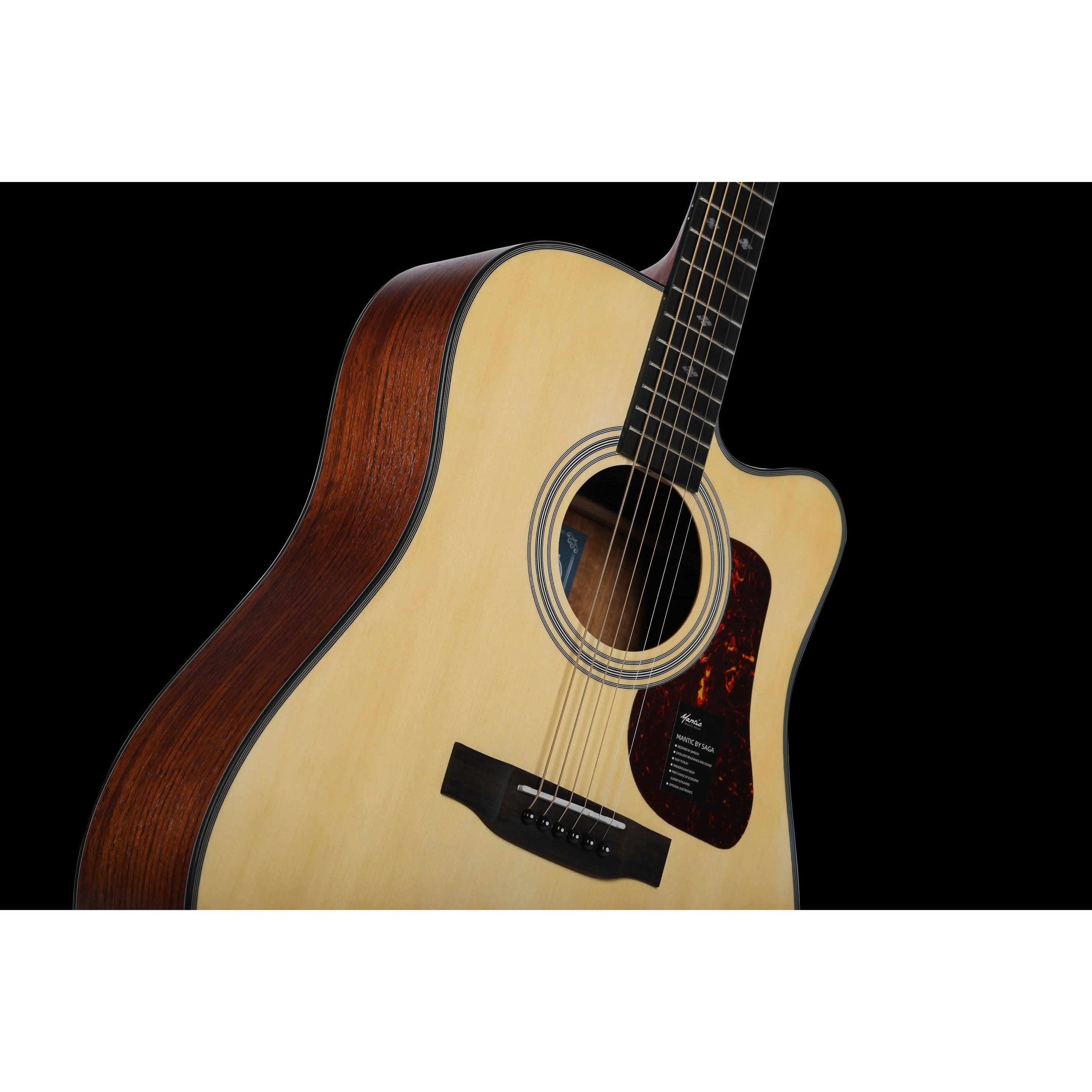 Đàn Guitar Acoustic Mantic AG-370C-Mai Nguyên Music