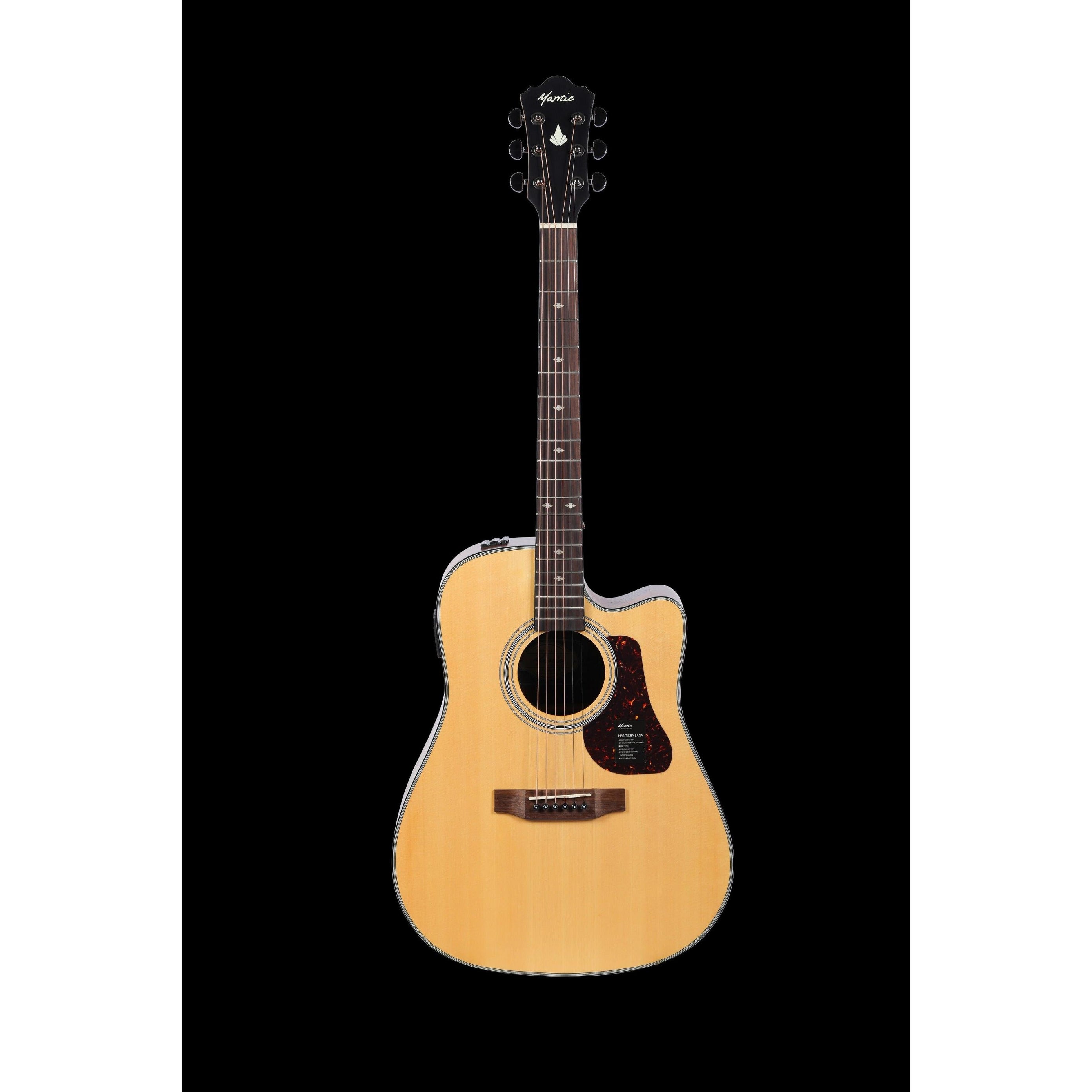 Đàn Guitar Acoustic Mantic AG-370CE-Mai Nguyên Music
