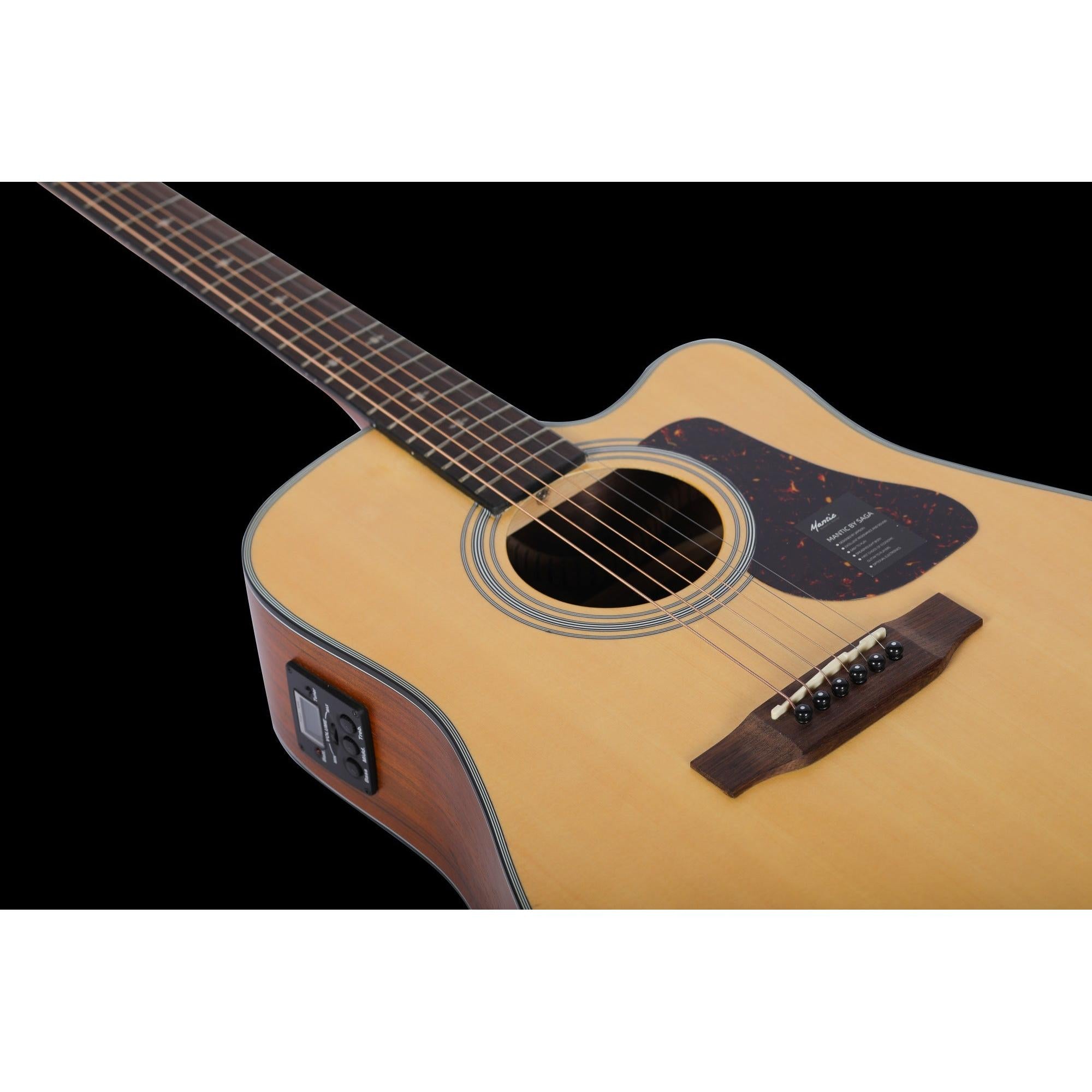 Đàn Guitar Acoustic Mantic AG-370CE-Mai Nguyên Music
