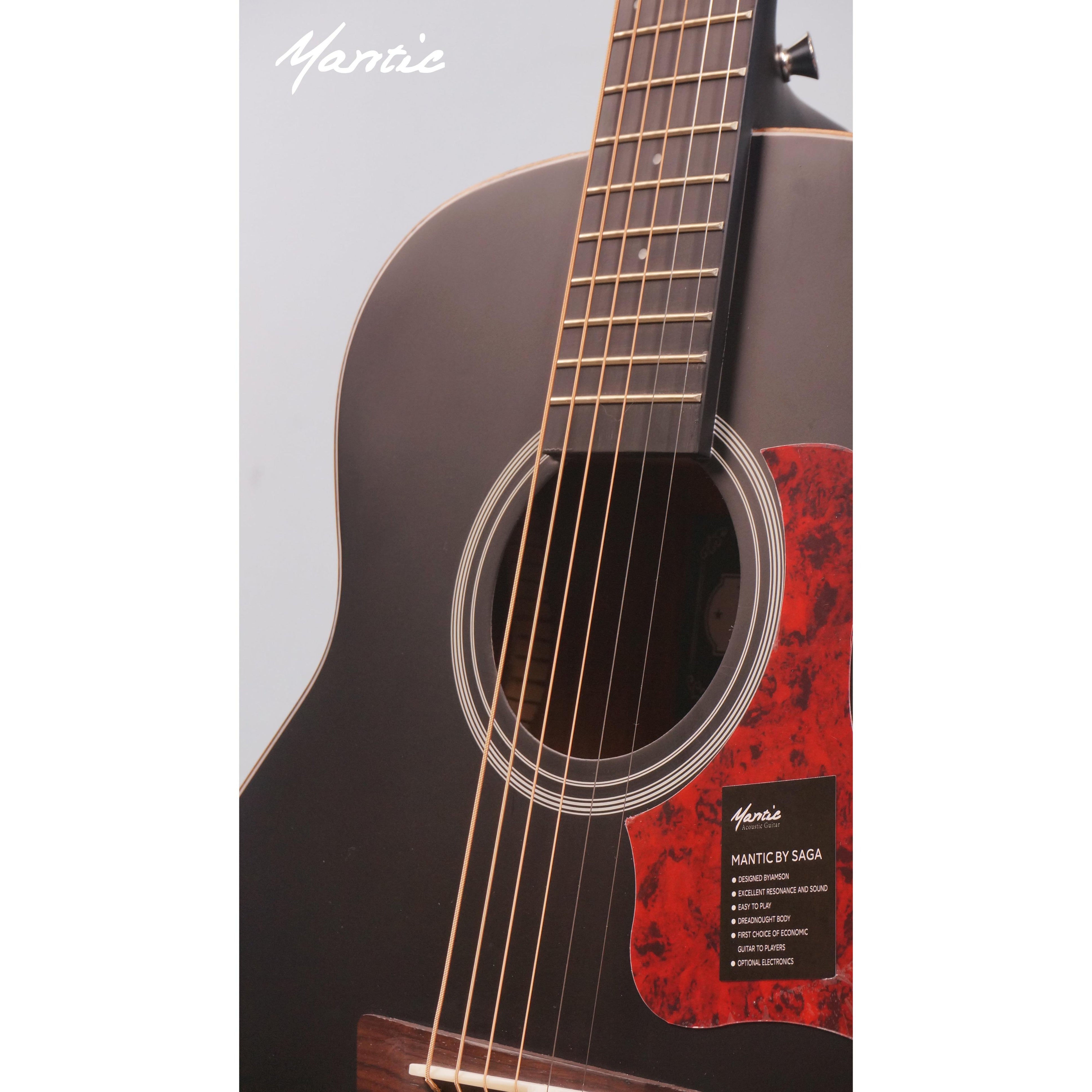 Đàn Guitar Acoustic Mantic BG-1BK-Mai Nguyên Music