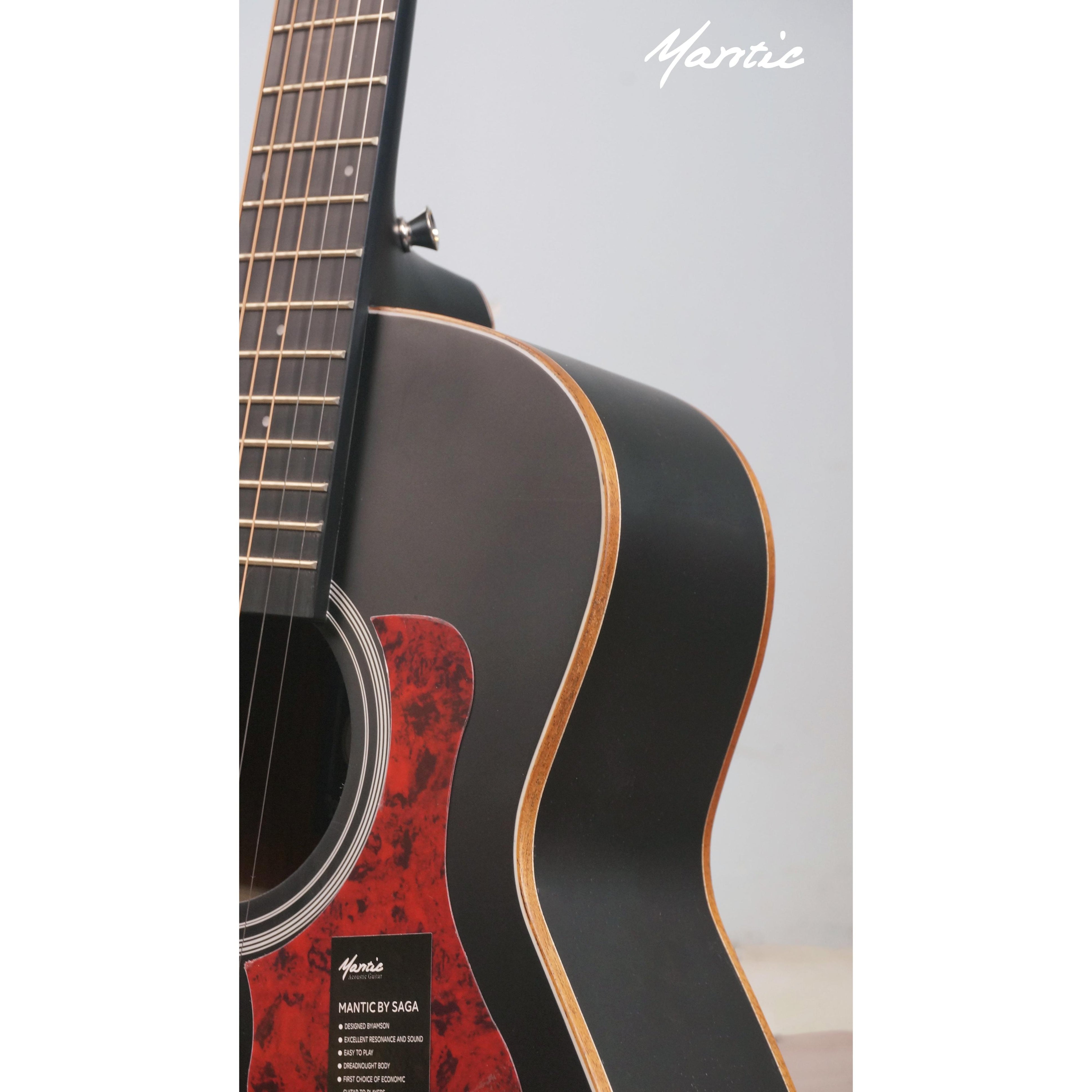 Đàn Guitar Acoustic Mantic BG-1BK-Mai Nguyên Music