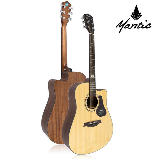 Đàn Guitar Acoustic Mantic GT-10DC-Mai Nguyên Music