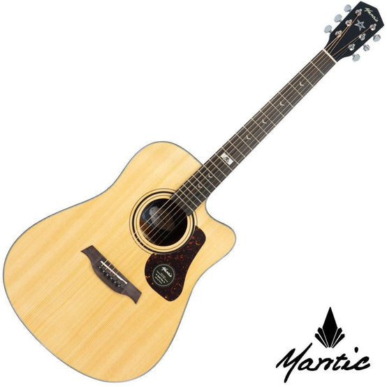 Đàn Guitar Acoustic Mantic GT-10DC-Mai Nguyên Music