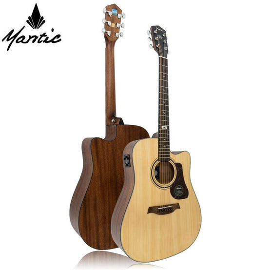 Đàn Guitar Acoustic Mantic GT-10DCE-Mai Nguyên Music