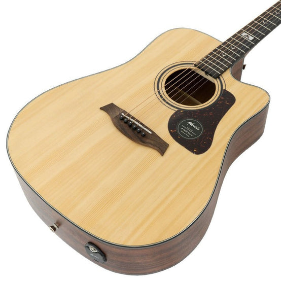 Đàn Guitar Acoustic Mantic GT-10DCE-Mai Nguyên Music