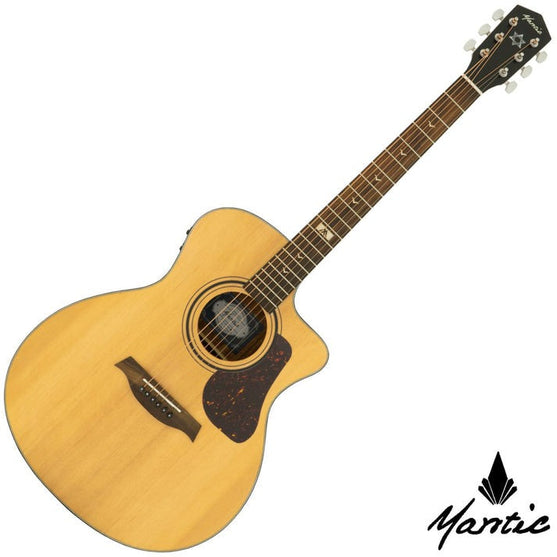 Đàn Guitar Acoustic Mantic GT-10GCE-Mai Nguyên Music