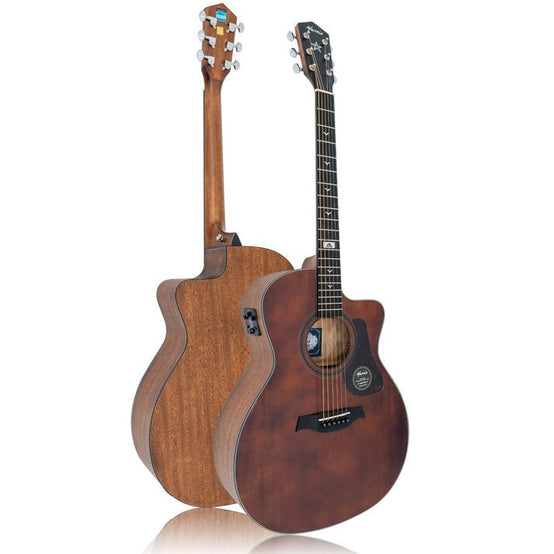 Đàn Guitar Acoustic Mantic GT-10GCE-Mai Nguyên Music