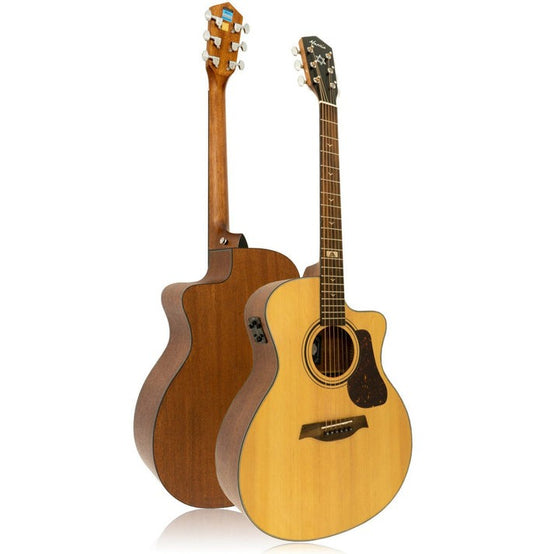 Đàn Guitar Acoustic Mantic GT-10GCE-Mai Nguyên Music