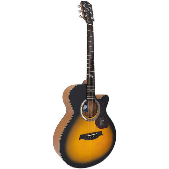 Đàn Guitar Acoustic Mantic GT-1AC-Mai Nguyên Music
