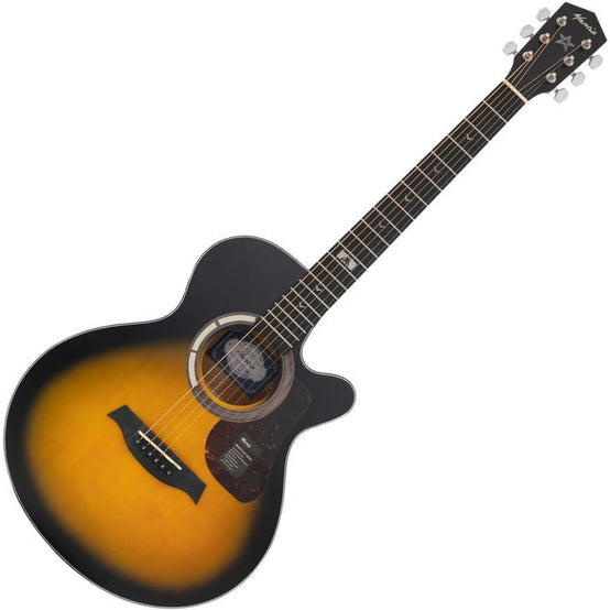 Đàn Guitar Acoustic Mantic GT-1AC-Mai Nguyên Music