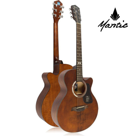 Đàn Guitar Acoustic Mantic GT-1AC-Mai Nguyên Music