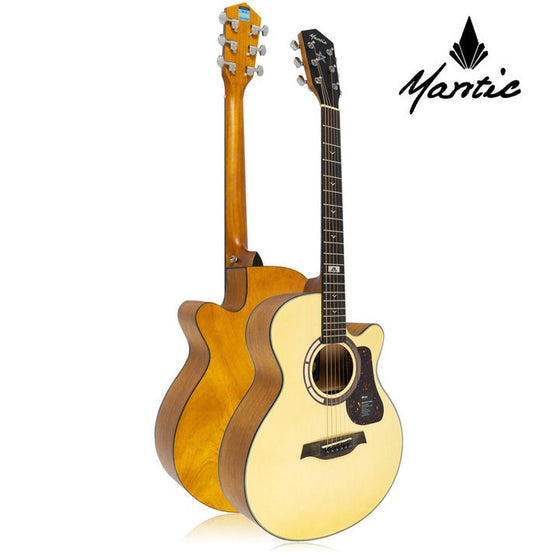 Đàn Guitar Acoustic Mantic GT-1AC-Mai Nguyên Music