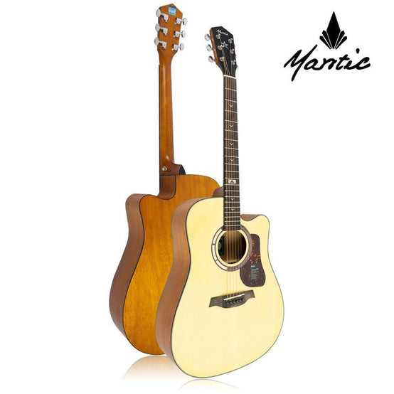 Đàn Guitar Acoustic Mantic GT-1DC-Mai Nguyên Music