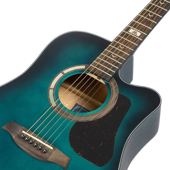 Đàn Guitar Acoustic Mantic GT-1DC-Mai Nguyên Music