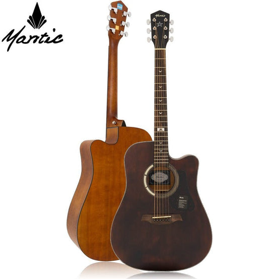 Đàn Guitar Acoustic Mantic GT-1DC-Mai Nguyên Music