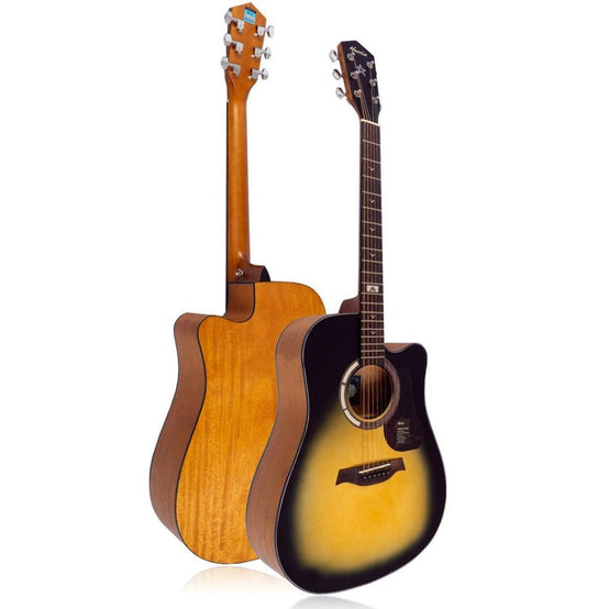 Đàn Guitar Acoustic Mantic GT-1DC-Mai Nguyên Music