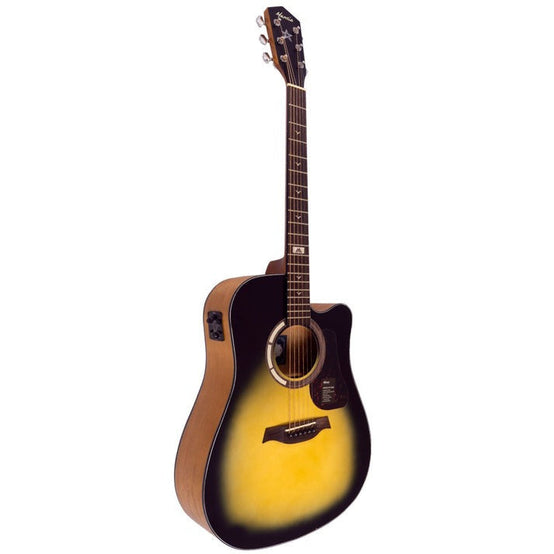 Đàn Guitar Acoustic Mantic GT-1DCE-Mai Nguyên Music