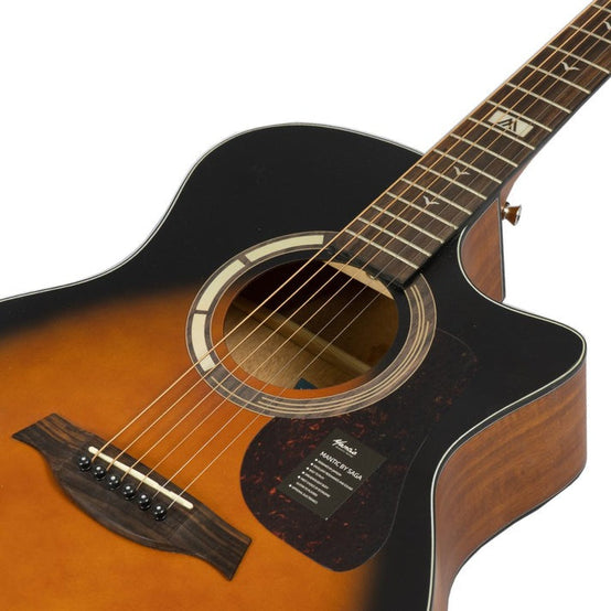 Đàn Guitar Acoustic Mantic GT-1GC-Mai Nguyên Music