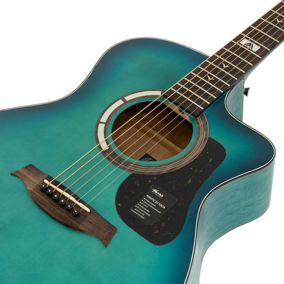 Đàn Guitar Acoustic Mantic GT-1GCE-Mai Nguyên Music