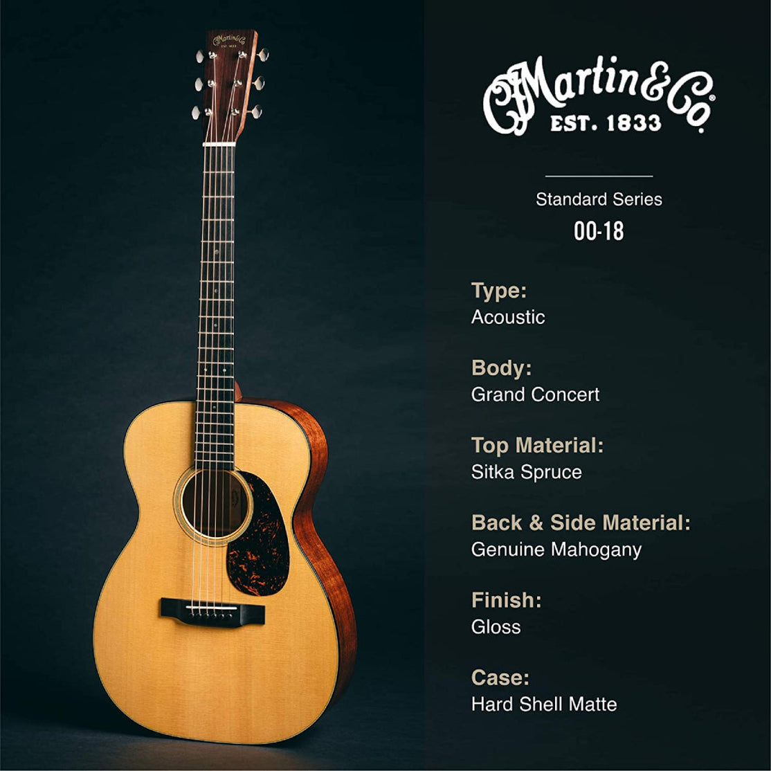 Đàn Guitar Acoustic Martin 00-18 Standard Series w/Case-Mai Nguyên Music