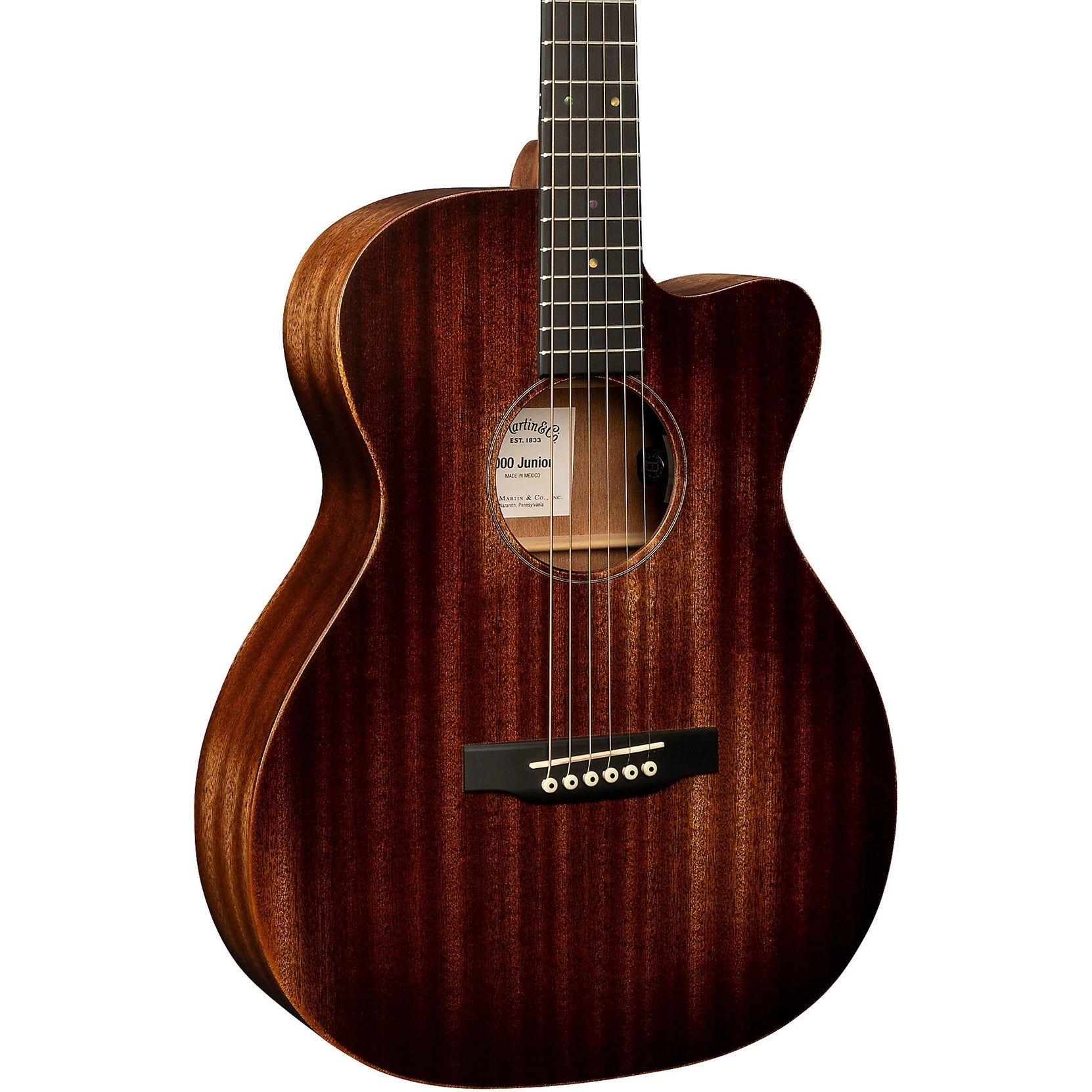 Đàn Guitar Acoustic Martin 000C Jr E StreetMaster Junior Series - Dark Mahogany Distressed-Mai Nguyên Music