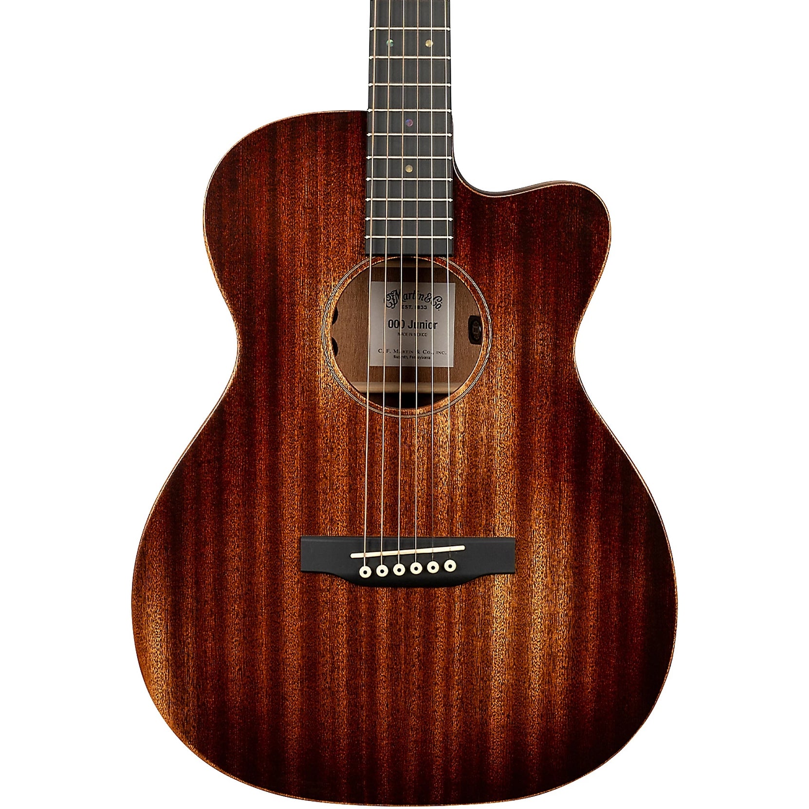 Đàn Guitar Acoustic Martin 000C Jr E StreetMaster Junior Series - Dark Mahogany Distressed-Mai Nguyên Music