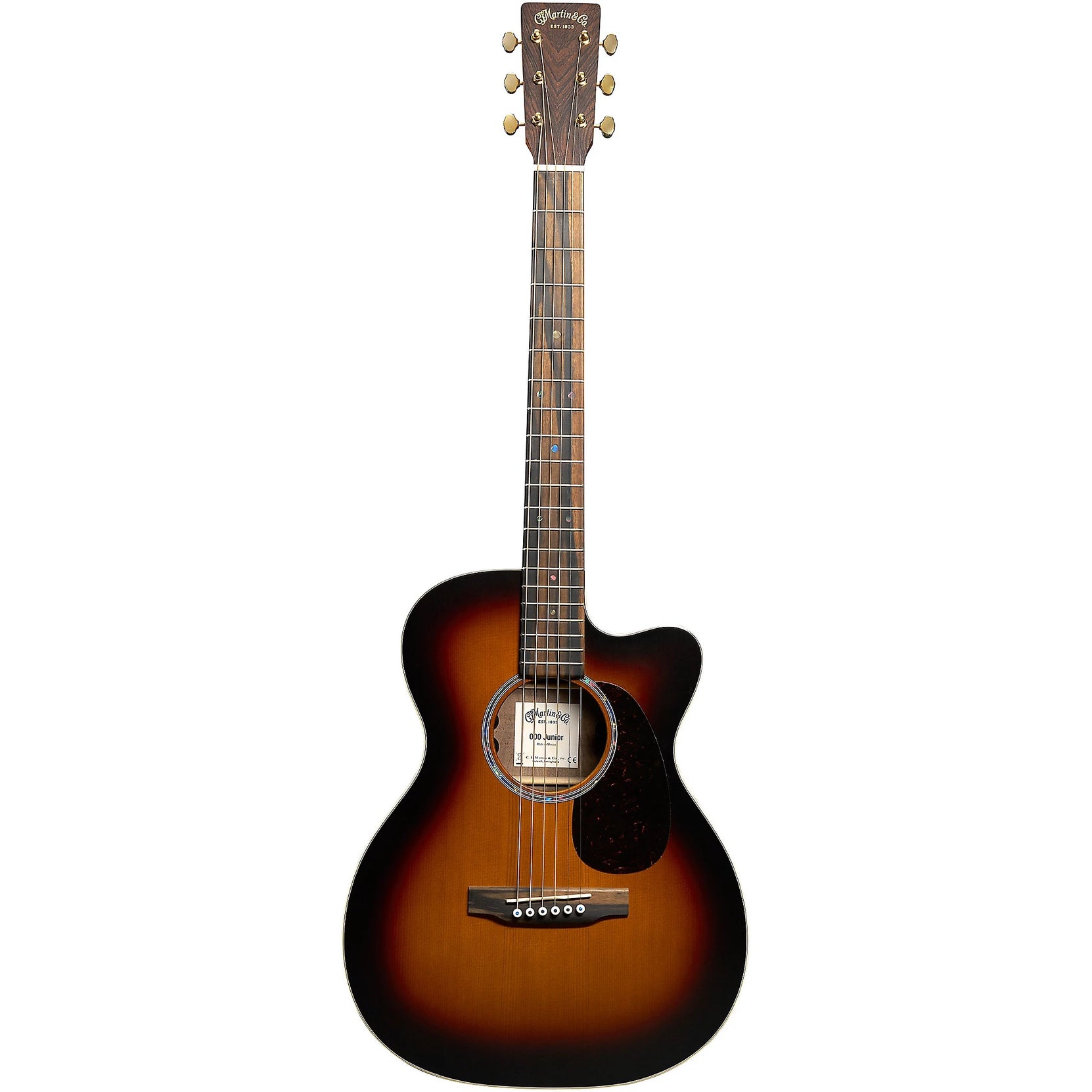 Đàn Guitar Acoustic Martin 000C Jr E Walnut Burst Junior Series-Mai Nguyên Music