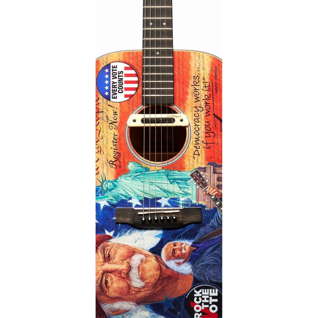 Đàn Guitar Acoustic Martin D-11E Rock the Vote-Mai Nguyên Music