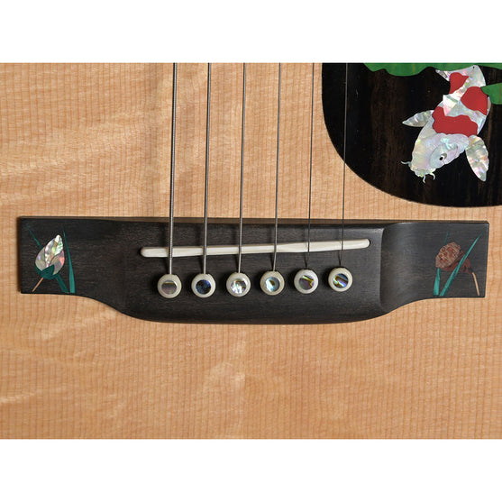 Đàn Guitar Acoustic Martin D-45 Harvey Leach Lotus Flower w/Case-Mai Nguyên Music