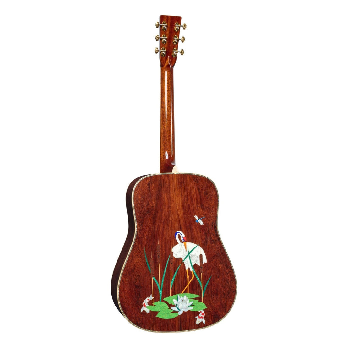Đàn Guitar Acoustic Martin D-45 Harvey Leach Lotus Flower w/Case-Mai Nguyên Music