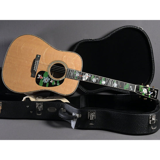 Đàn Guitar Acoustic Martin D-45 Harvey Leach Lotus Flower w/Case-Mai Nguyên Music