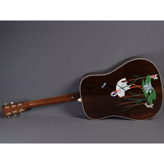 Đàn Guitar Acoustic Martin D-45 Harvey Leach Lotus Flower w/Case-Mai Nguyên Music