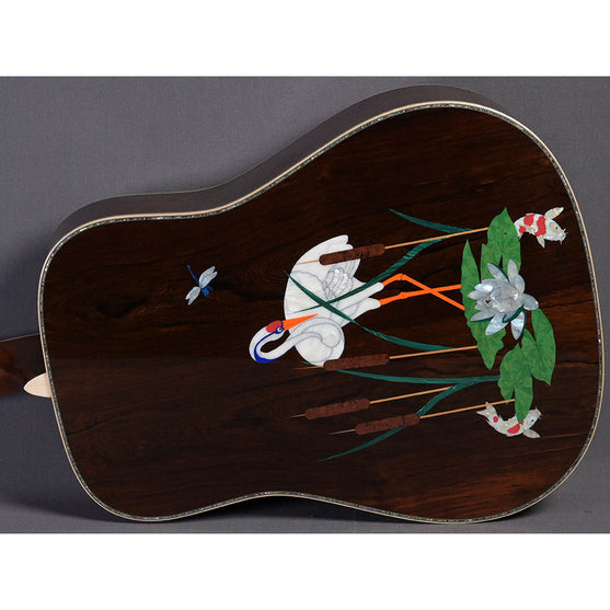 Đàn Guitar Acoustic Martin D-45 Harvey Leach Lotus Flower w/Case-Mai Nguyên Music