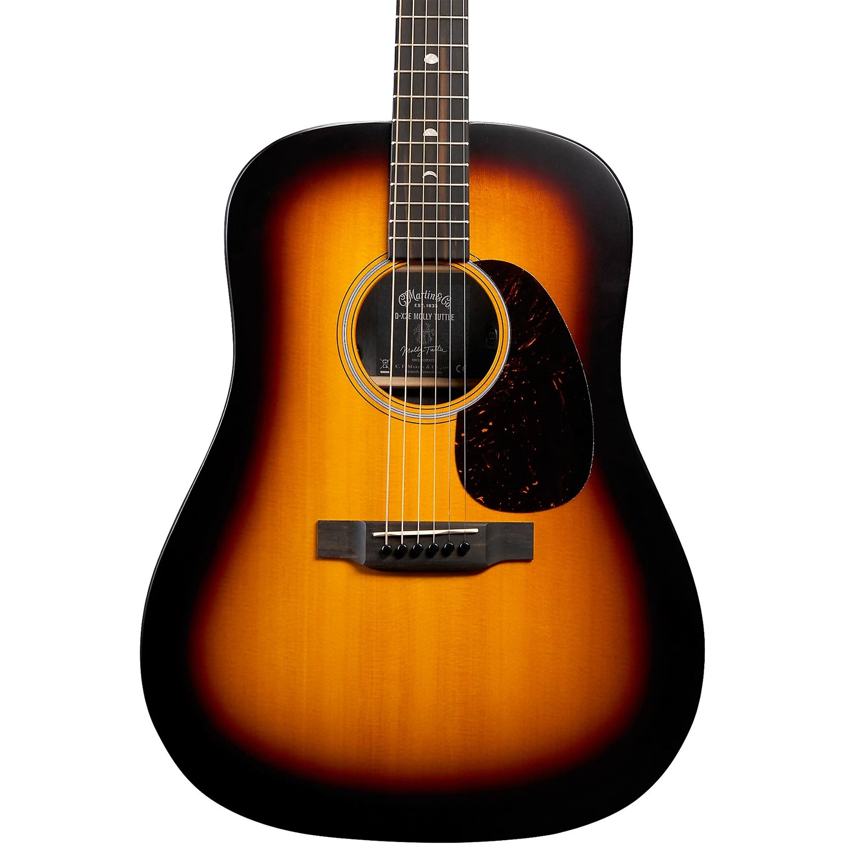 Đàn Guitar Acoustic Martin D-X2E Molly Tuttle X Series - Vintage Sunburst-Mai Nguyên Music