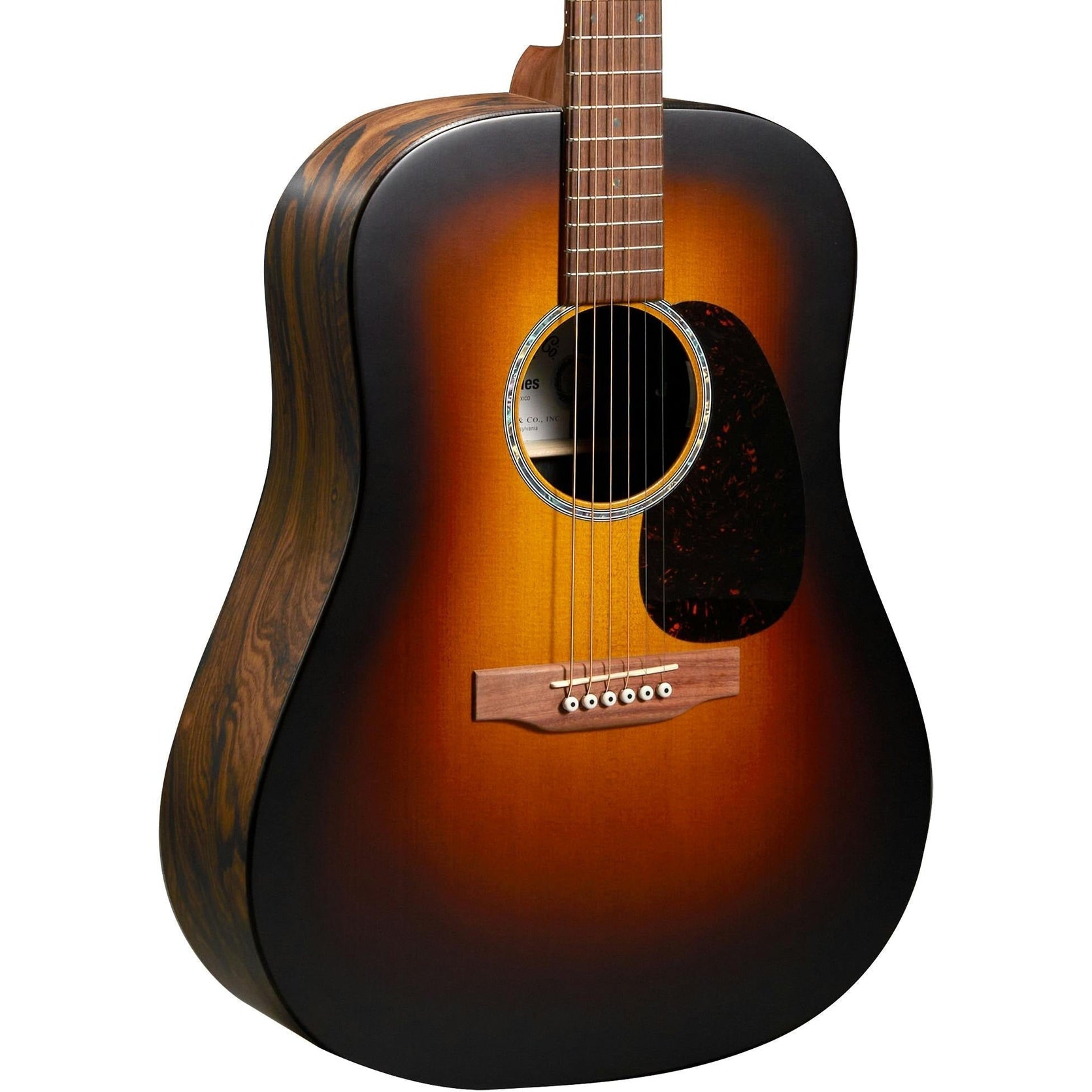 Đàn Guitar Acoustic Martin D-X2E Ziricote Burst w/Softshell Case-Mai Nguyên Music