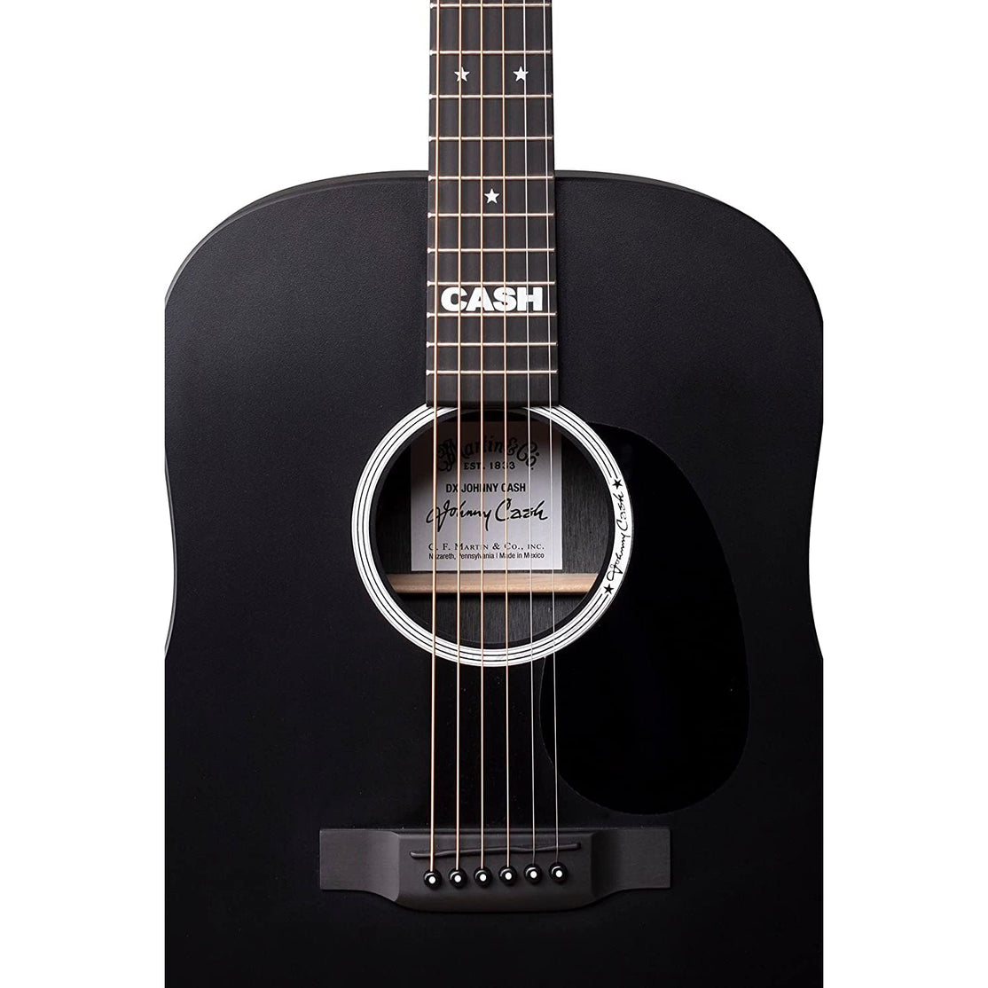 Đàn Guitar Acoustic Martin DX Johnny Cash, Black w/Bag-Mai Nguyên Music