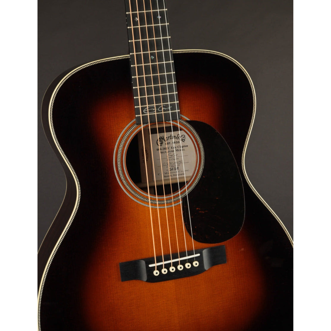 Đàn Guitar Acoustic Martin Eric Clapton 000-28EC, Sunburst w/Case-Mai Nguyên Music