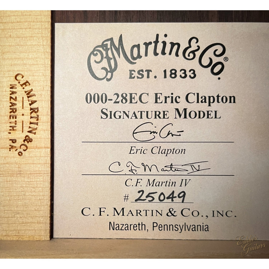 Đàn Guitar Acoustic Martin Eric Clapton 000-28EC w/Case-Mai Nguyên Music